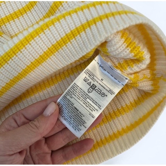 GAP Womens Medium Sweater Boat Neck Ribbed Wool Blend Knit Striped Coastal NWT - Picture 6 of 8